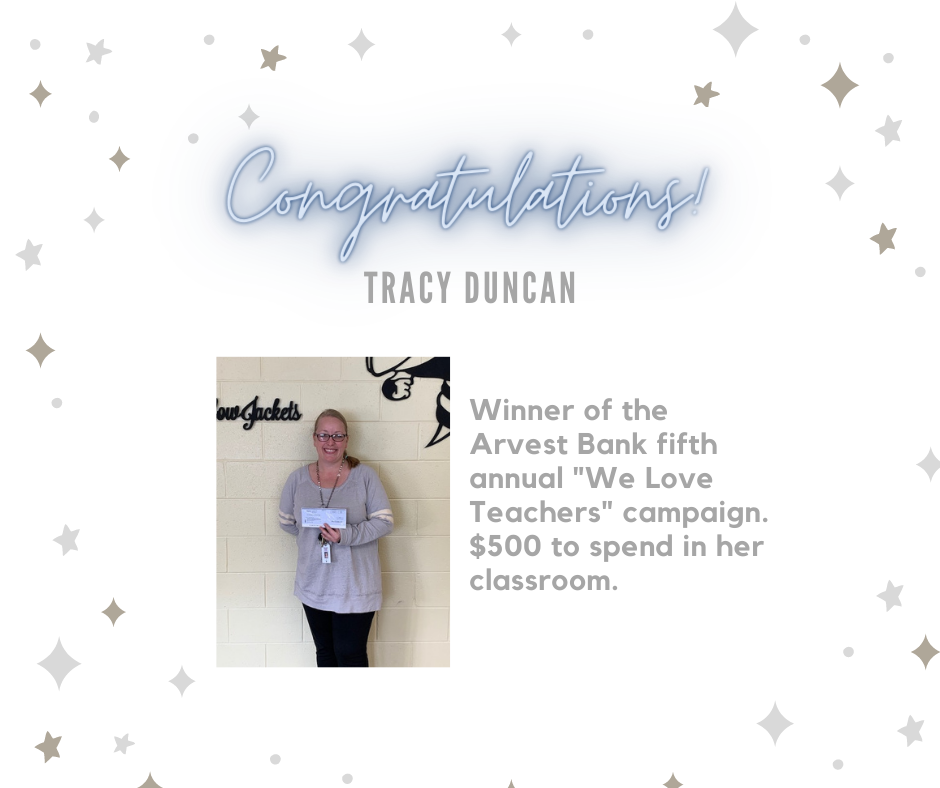 Tracy Duncan - Arvest winner