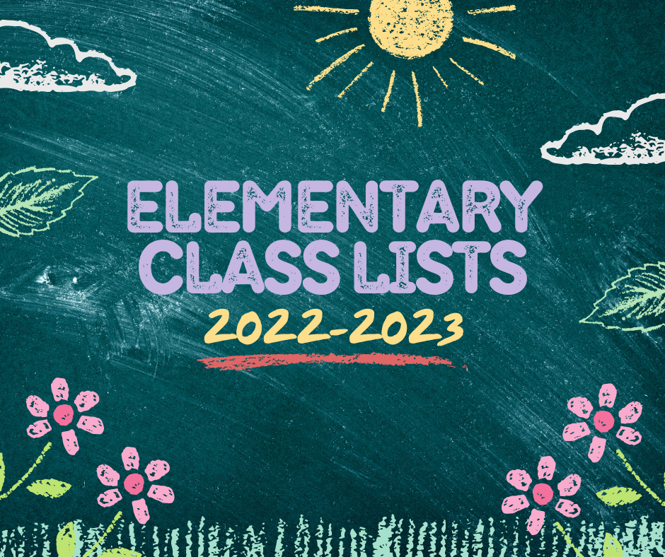 Elementary Class Lists 2022-2023