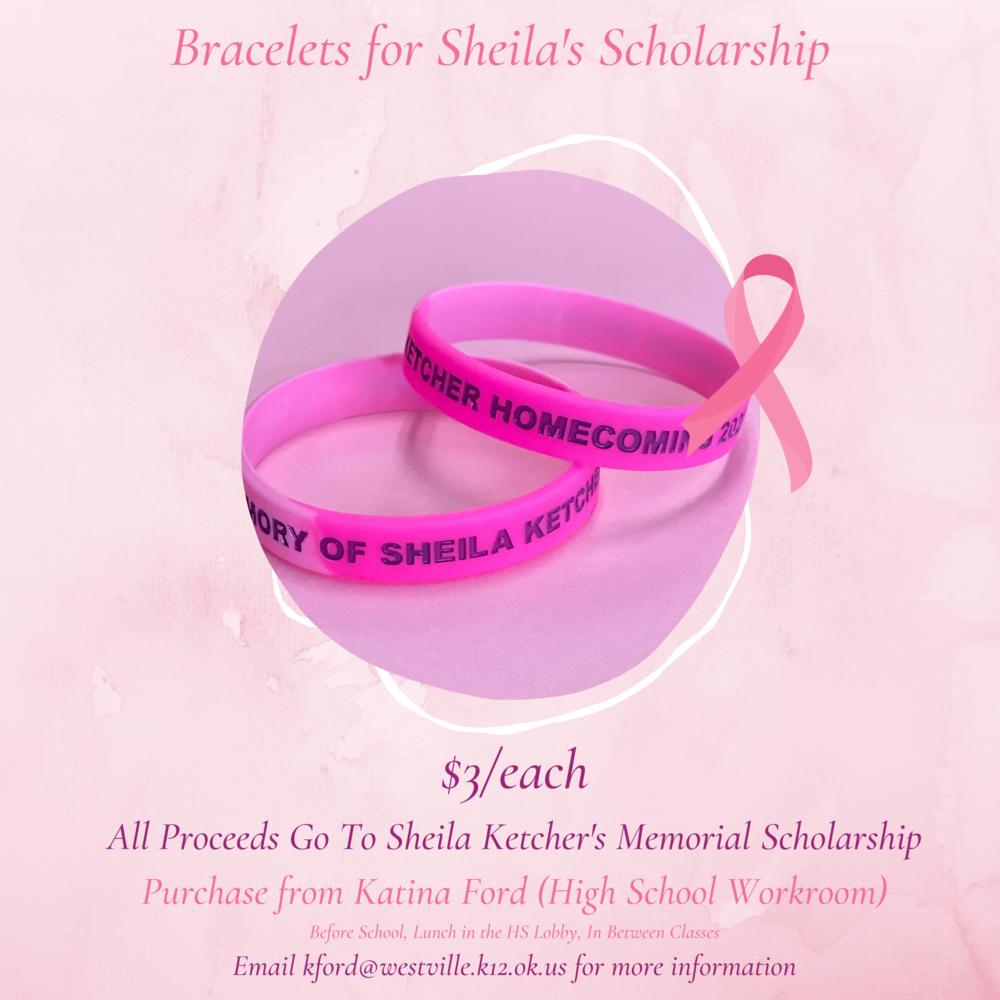 Bracelets for Sheila's Scholarship