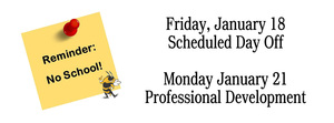 Reminder - No School