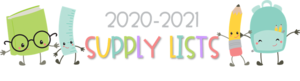 Elementary Supply List 2020-2021